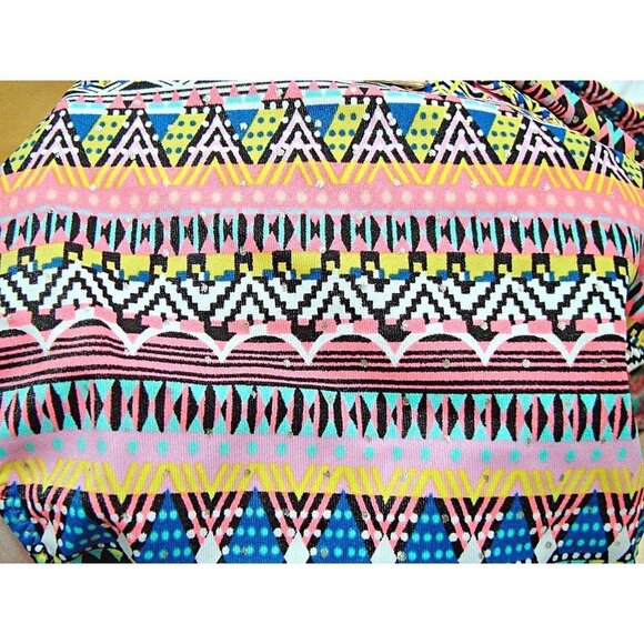 Victoria's Secret The Hottie Cheeky Swim 2 Piece Bikini Set Aztec Neon 32D Small - Picture 11 of 12